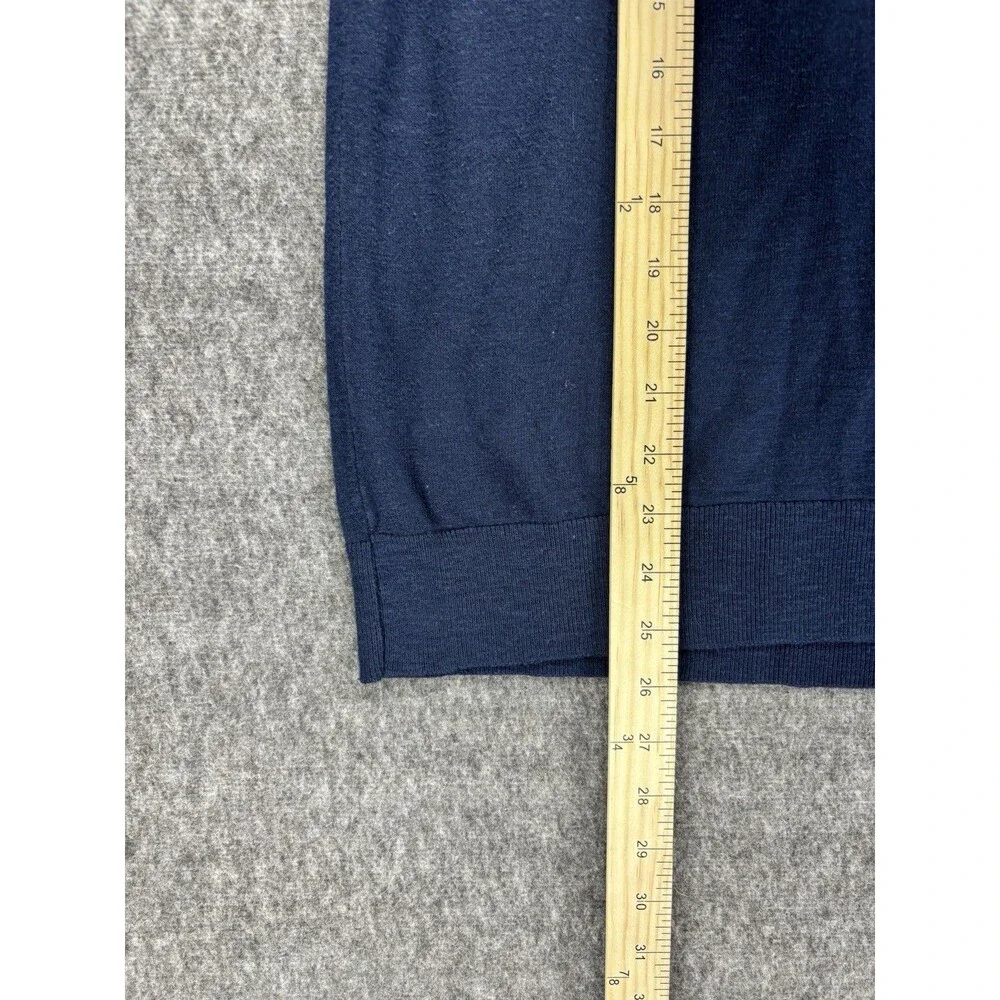 Banana Republic Polo Shirt Men’s XL Navy 100% Organic Cotton Short Sleeve Knit